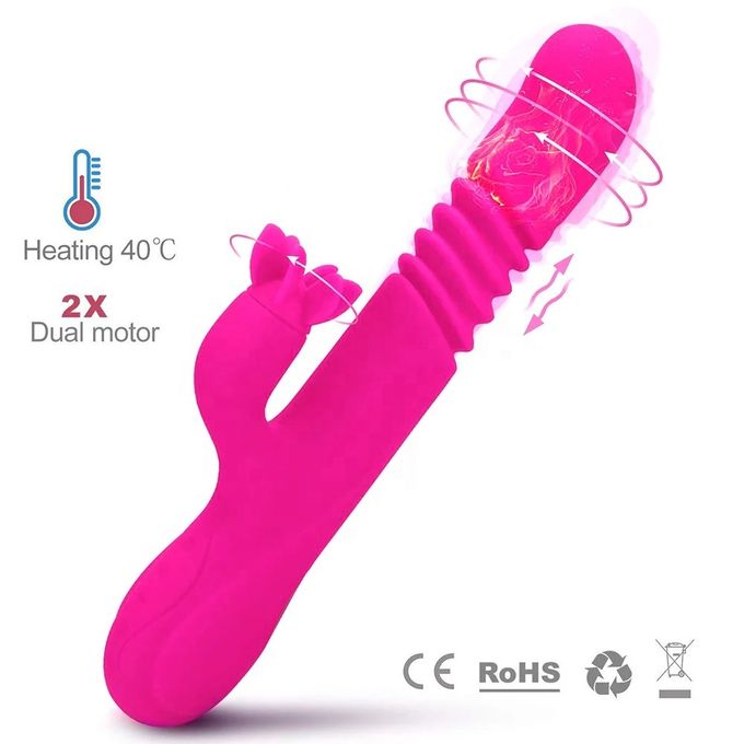 Best Heating Rotating Vibrator Sex Toy- Purple - image 2