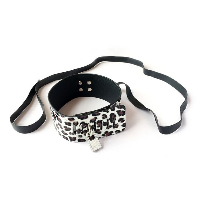 10 Pcs SM Restraint Leopard Bondage Kit Fetish Sex Toy