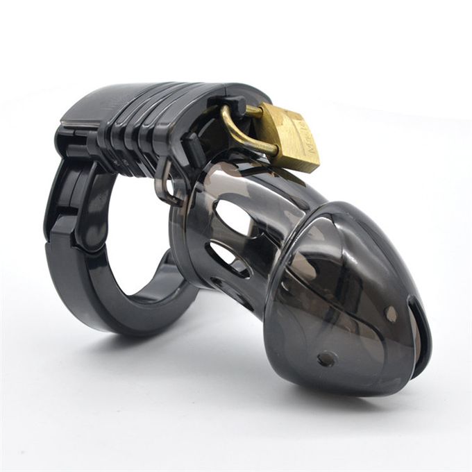 Men’s Plastic Locking Dildo Device Penis Cage Underwear For Abstinence - image 4