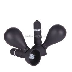 2 Pieces Battery Powered Vacuum Vibrating Breast Pump And Nipple Sucker Adult Sex Toy