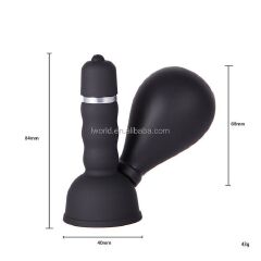 2 Pieces Battery Powered Vacuum Vibrating Breast Pump And Nipple Sucker Adult Sex Toy