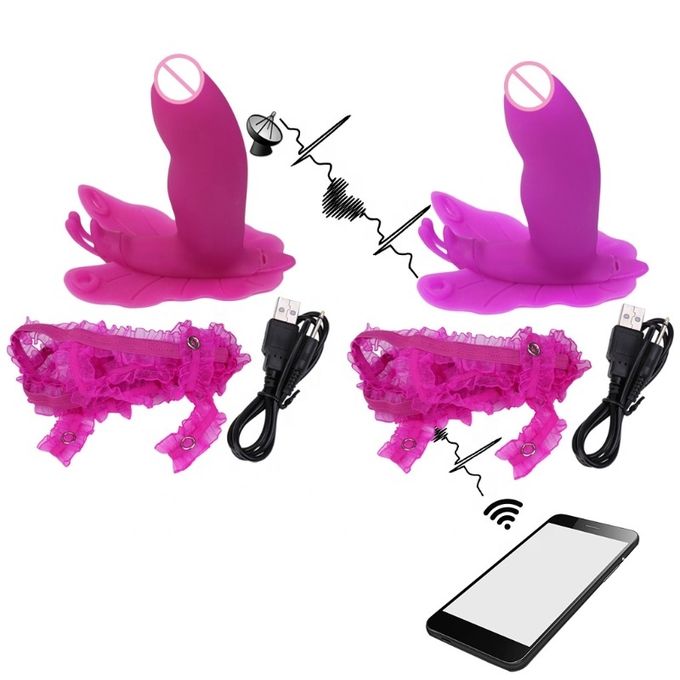 Smart Wireless Dual Vibrator Panties Remote Control Vibrators Adult Sex Toy