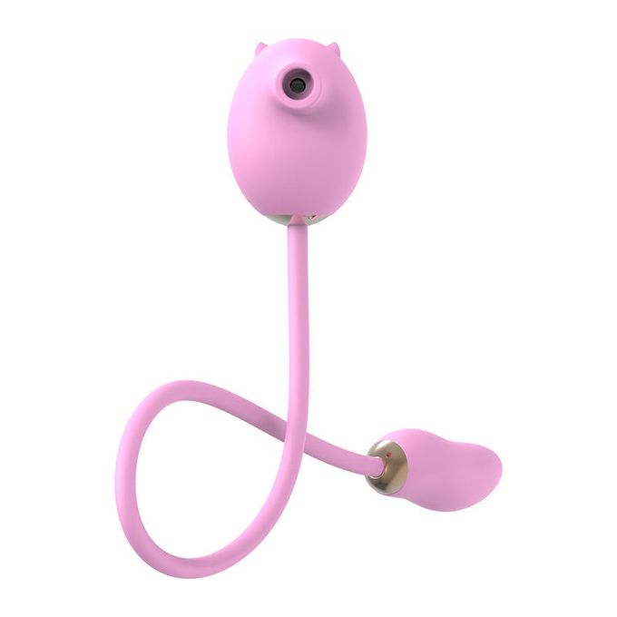 2-In-1 G Spot & Clitoral Sucking Stimulator Egg Vibrator Female Sex Toy- 7 Modes - image 3