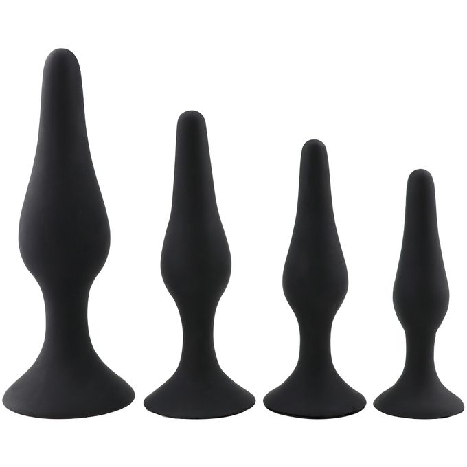 4pcs/set Silicone Anal Plug For Adult Sex Toys