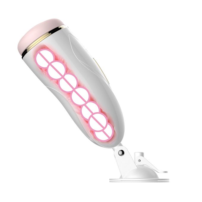 USB Rechargeable Male Masturbator Vibrating Pocket Pussie Adult Sex Toy