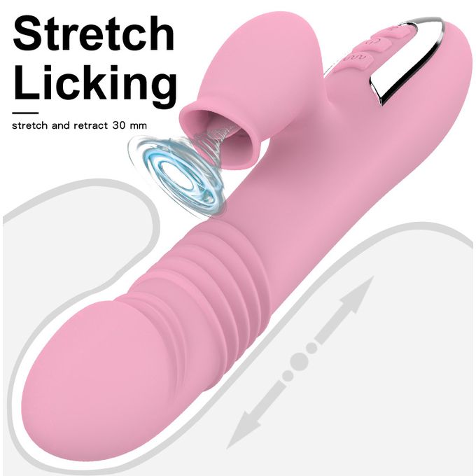 Silicone G Spot Dildo Dual Vibration Adult Sex Toy