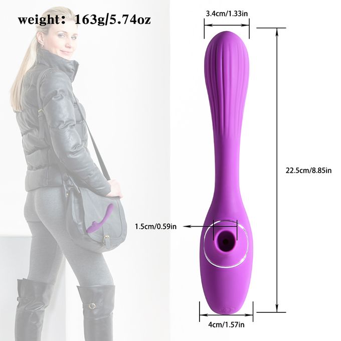 Waterproof Dildo G Spot Vibrator, Tongue Vibrator & Clitoral Vibrator For Stimulation