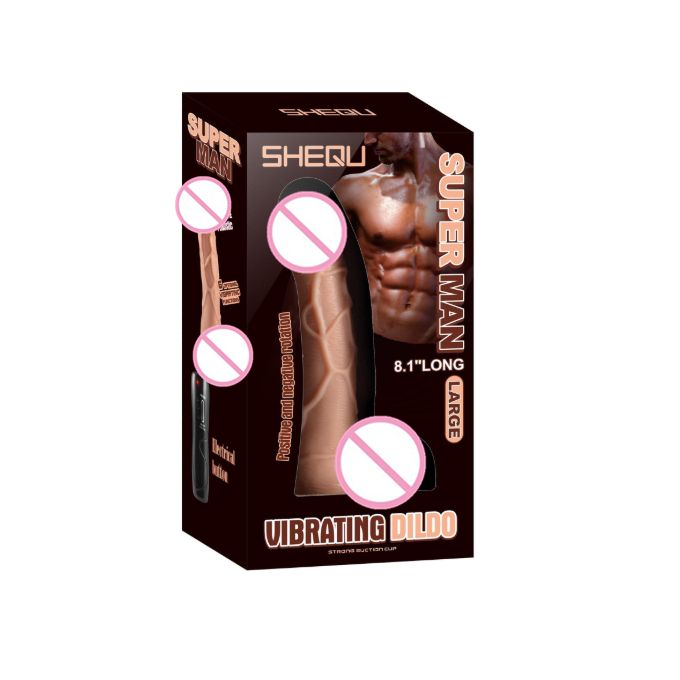 Superman Vibrating Dildo With Rotating Head - image 4