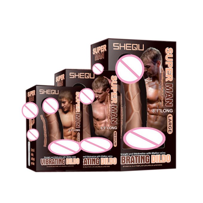 Superman Vibrating Dildo With Rotating Head - image 6