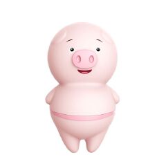 10 Frequency Electric Pink Pig Nipple, Clitoris Vibrator And Sucker