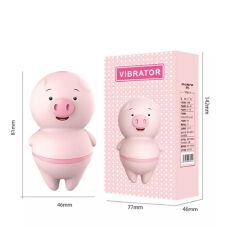 10 Frequency Electric Pink Pig Nipple, Clitoris Vibrator And Sucker