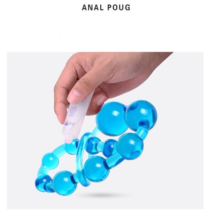 Silicone Colorful Anal Beads Prostate Massage Anal Butt Plug Adult Sex Toys - image 5