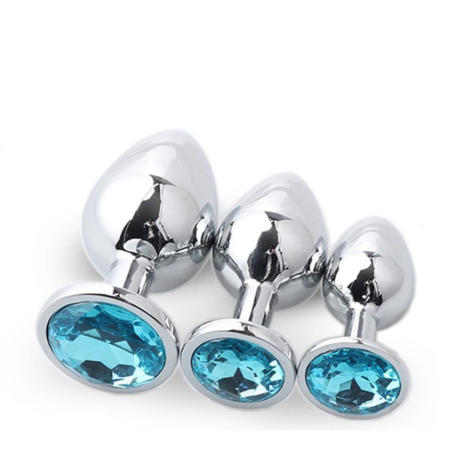 Diamond Base Decoration Metal Butt Plug And Anal Dilator - image 3