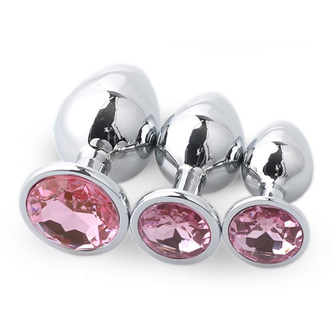Diamond Base Decoration Metal Butt Plug And Anal Dilator - image 4