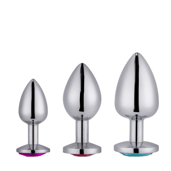 Diamond Base Decoration Metal Butt Plug And Anal Dilator - image 5