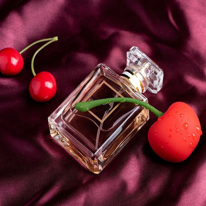 Female Cherry Vibrator With Nipple Clitoral Stimulation Mini Adult Sex Toy - image 2