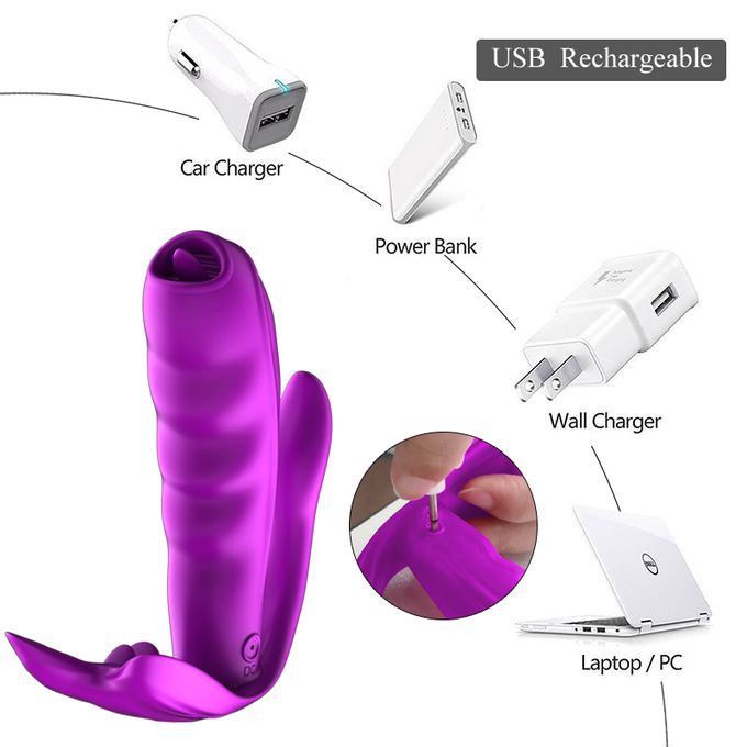 Remote Wearable Pantie Vibrator And G Spot Massager Adult Sex Toy With Sucking Tongue For Women - image 7