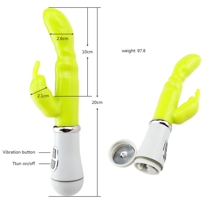 Rabbit Clitoris Vibrator Massager Adult Sex Toy- Battery Operated - image 8