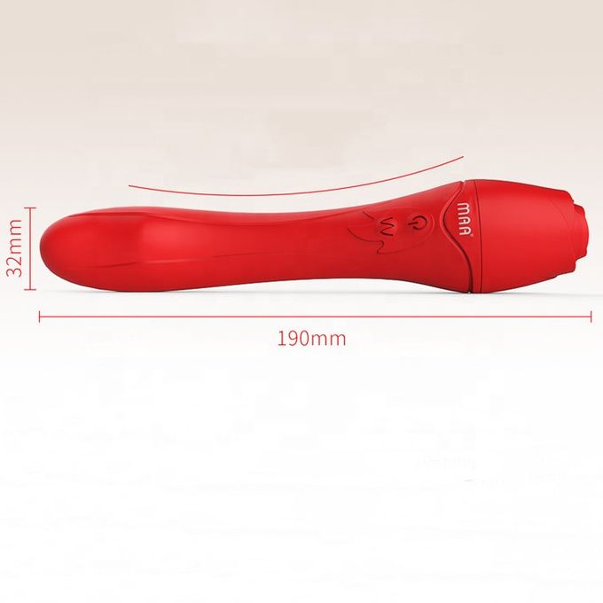 10 Frequency Sucking AV Wand Massage Rose Vibrator For Female Masturbation - image 7