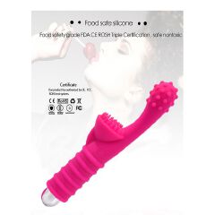 USB Rechargeable Silicone Rabbit Vibrator Adult Sex Toy