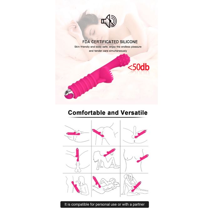 USB Rechargeable Silicone Rabbit Vibrator Adult Sex Toy - image 3