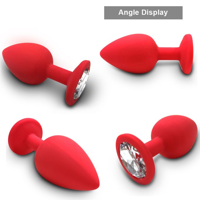 Silicone Anal Plug Jewelry And Bullet Dildo Vibrator Adult Sex Toys - image 3