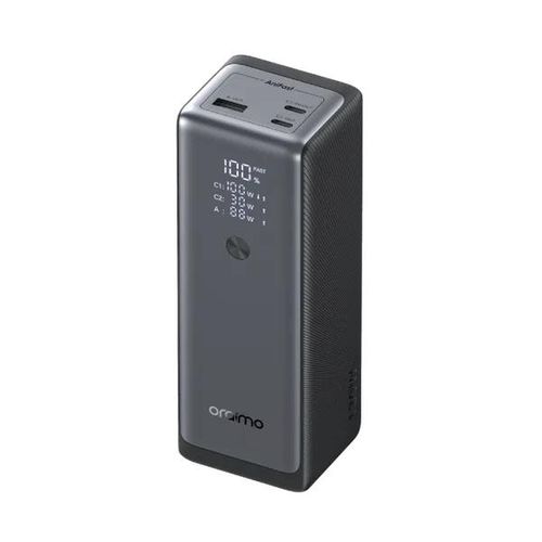 Oraimo PowerJet 130 27600mAh 130W Power Bank ype-C Fast Charging, Power Laptop & Phone at Once, Recharge Powerbank to 100% in 1.5hrs