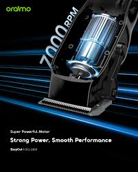 Oraimo OCL-230 EasyCut Super Powerful Adjustable Hair Clipper, Black