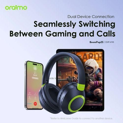 Oraimo BoomPop2S ENC Over-Ear Wireless Headphones