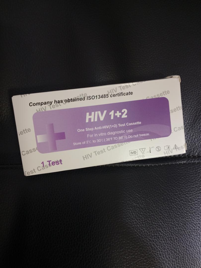 HIV1+2 Home test HIV self test kit HIV 1+2 Rapid Test Kit – One Step Anti-HIV (1&2) Test Cassette for Home & Professional Use | Accurate HIV Screening Kit