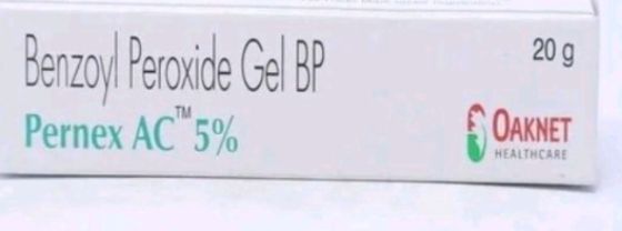 Pernex AC 5% Benzoyl Peroxide Gel BP 20g – Acne Treatment for Pimples & Blemishes | Eris Oaknet Healthcare