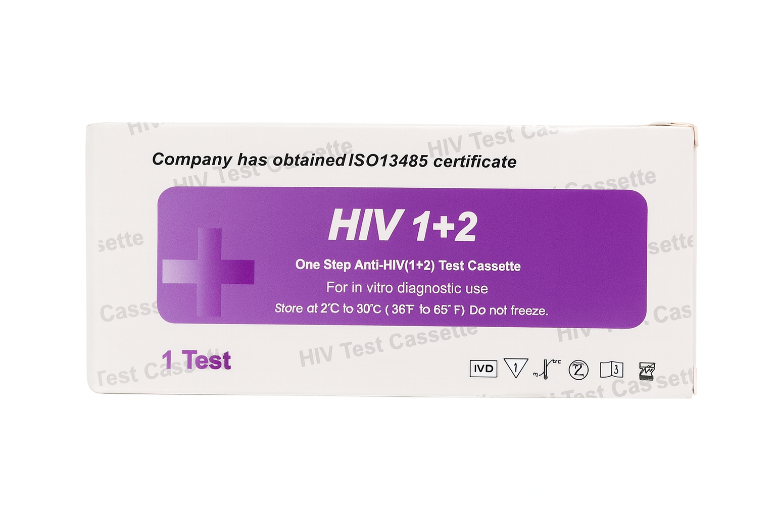 HIV1+2 Home test HIV self test kit HIV 1+2 Rapid Test Kit – One Step Anti-HIV (1&2) Test Cassette for Home & Professional Use | Accurate HIV Screening Kit