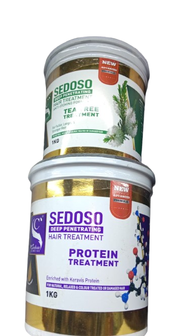 1KG SEDOSO Deep penetrating hair treatment  for natural, relaxed and colour treated or damaged hair which helps your sculp from itching and makes your hair fuller, longer and strong.