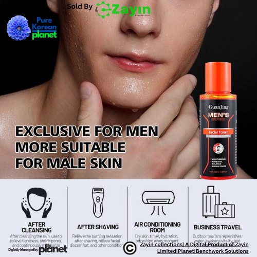 Men’s face care set, Guanjing skincare kit, men’s facial cleanser and cream set, brightening face set for men, oil control men’s skincare, hydrating face cream for men, men’s grooming set