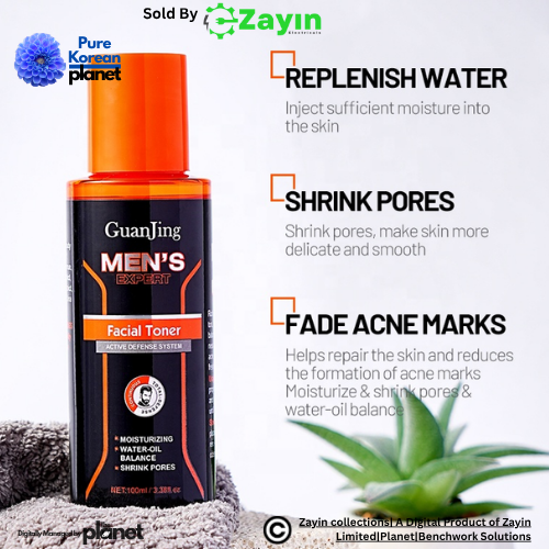 Men’s face care set, Guanjing skincare kit, men’s facial cleanser and cream set, brightening face set for men, oil control men’s skincare, hydrating face cream for men, men’s grooming set