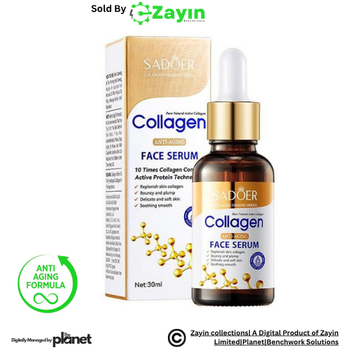 collagen skincare set, 7 in 1 skincare kit, sadoer skincare set, face care set complete, skin care products for glowing skin, anti aging skincare set, beauty set for women, facial kit full set,