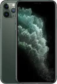 iPhone 11 pro 512 gb storage, triple 12MP cameras, A13 Bionic chip, and 5.8" Super Retina XDR display.