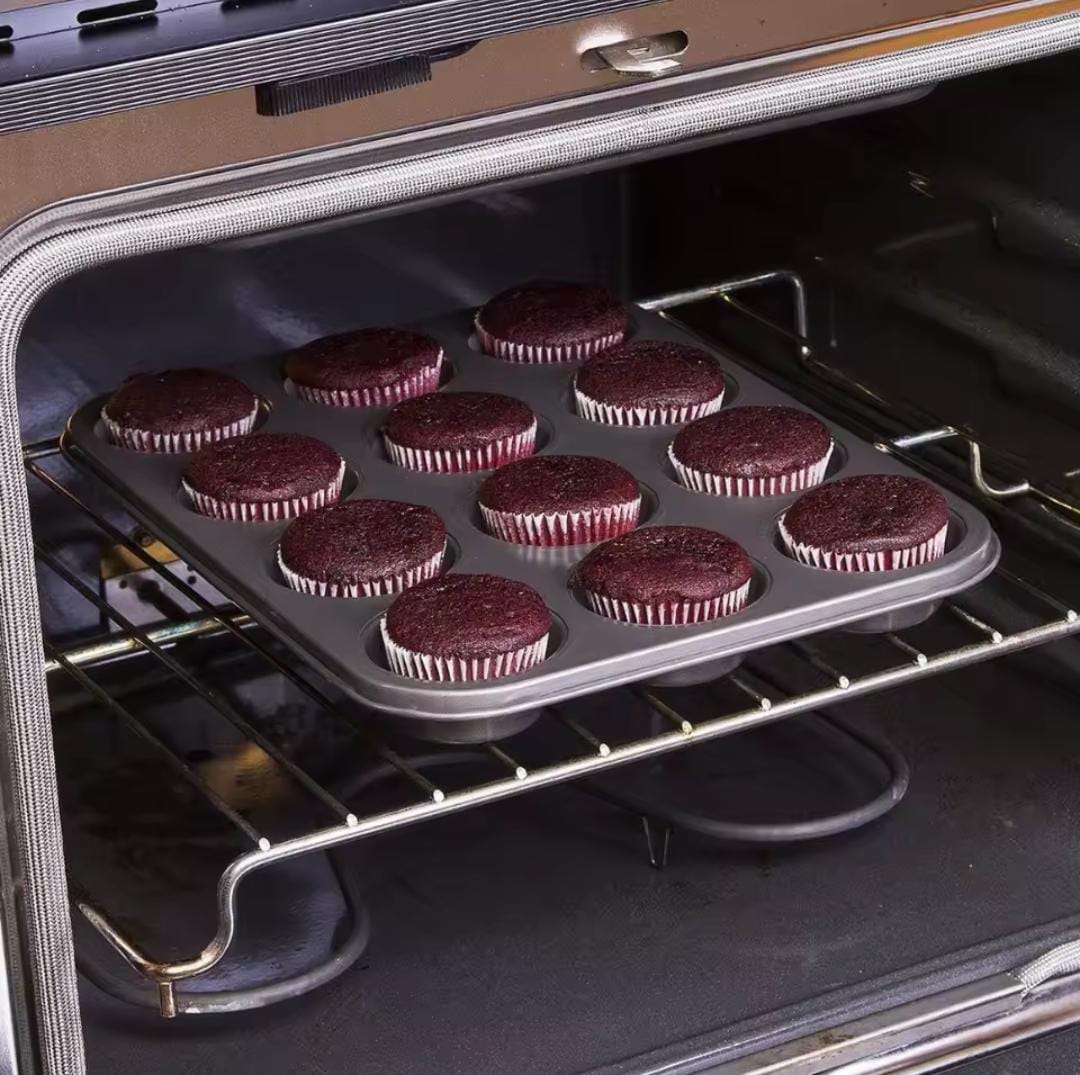 12/ 6 Hole Muffin /Cup / Queen Cake Baking Tray