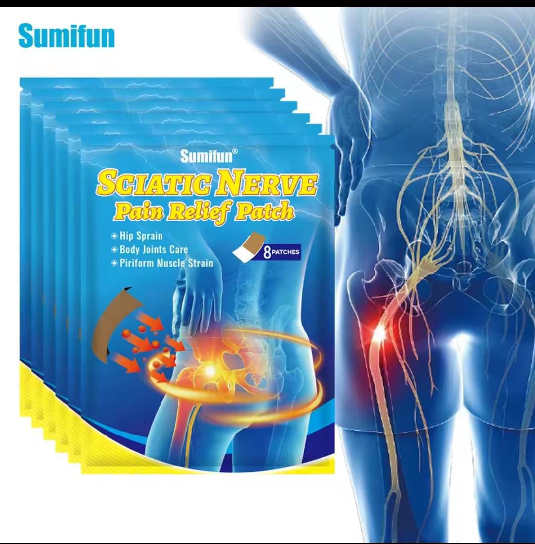 sumifun sciatic nerve pain relief patch for hip and hip discomfort in people who sit for long periods of time