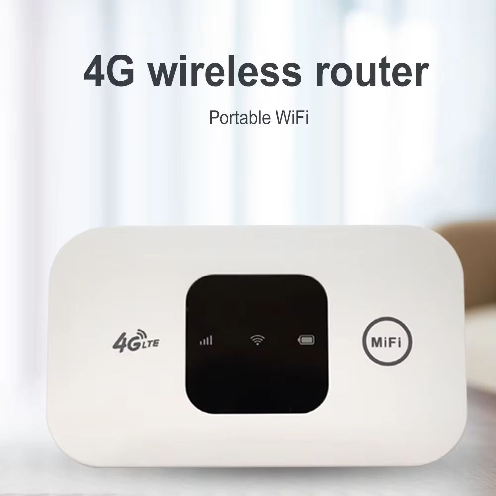 150Mbps Mobile Hotspot 2100mAh 4G Pocket WiFi Router Wireless Modem with SIM Card Slot 4G Wireless Router Wide Coverage