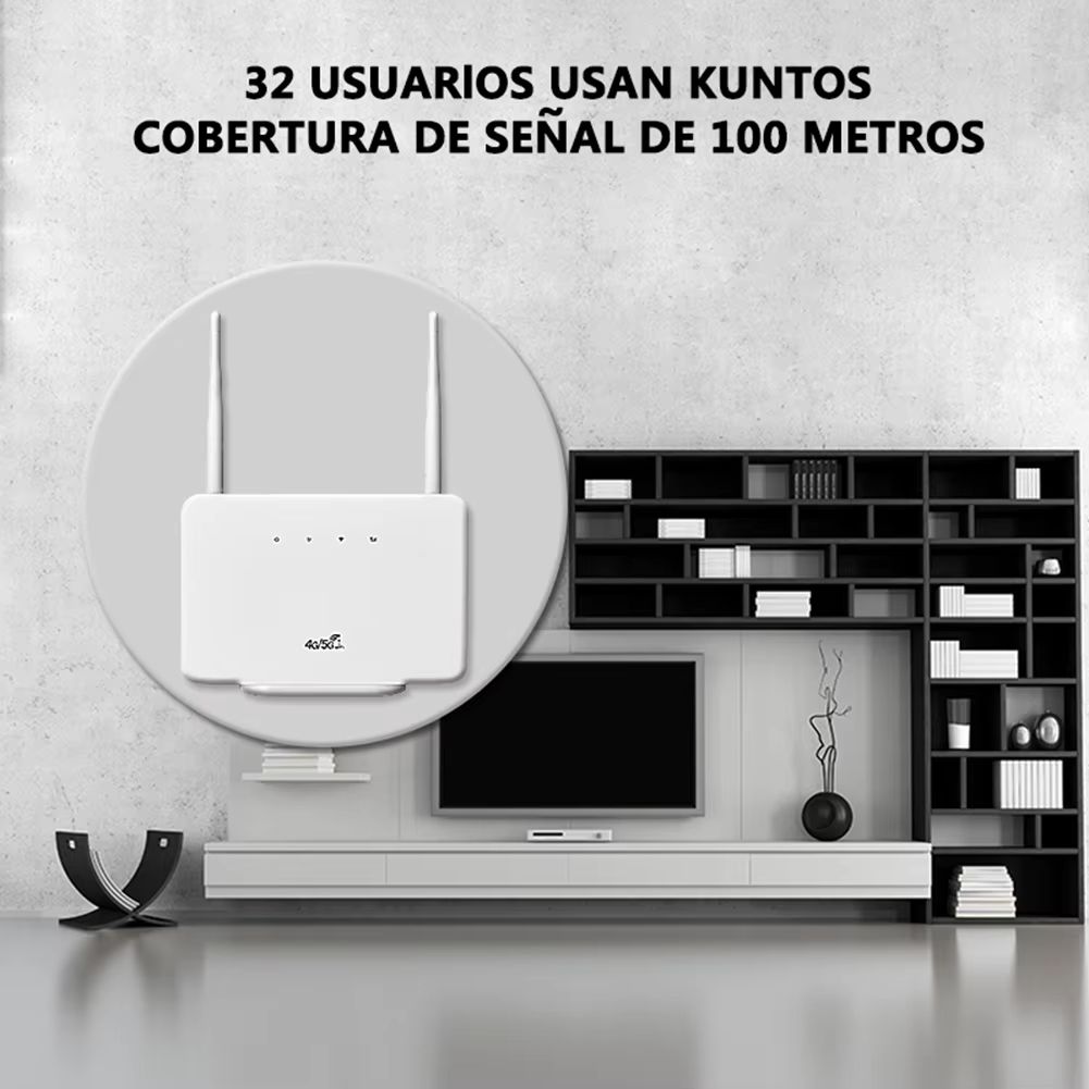 4G LTE CPE Router Modem 300Mbps 4G Router Wireless Modem External Antenna with Sim Card Slot Internet Connection