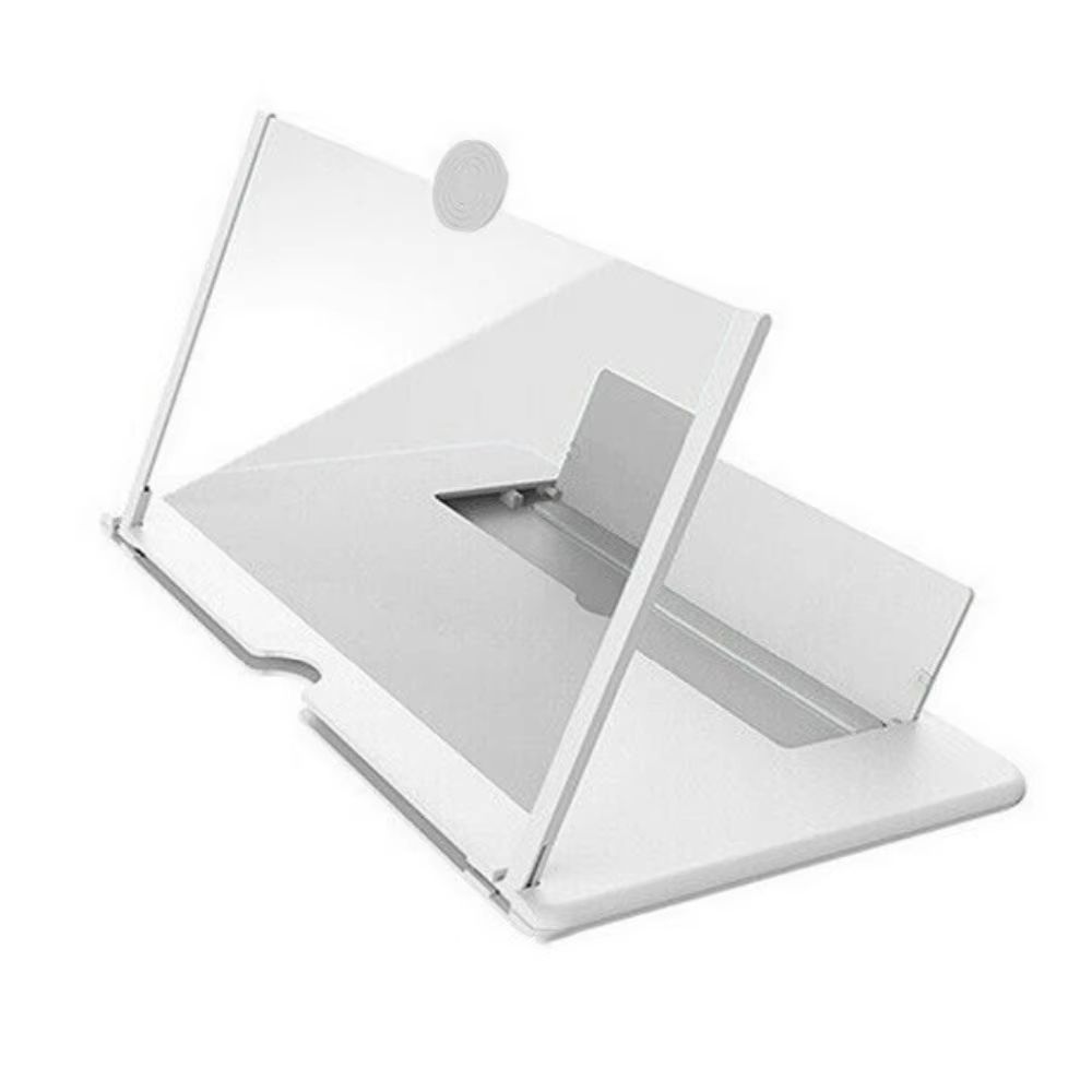 10/12 Inch Folding Mobile Screen Magnifying Glass Phone Desktop Stand 3D Mobile Phone Screen Magnifying Glass HD Video Amplifier