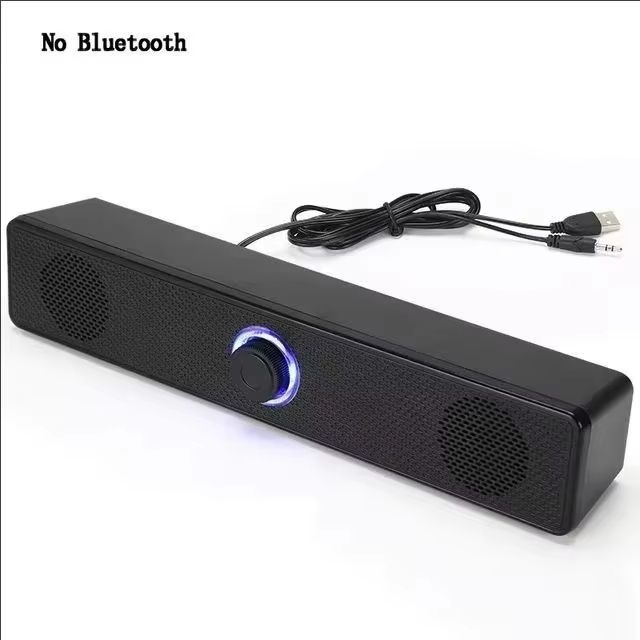 PC Soundbar Wired and Bluetooth Speaker USB Powered Soundbar for TV Pc Laptop Gaming Home Theater Surround Audio System