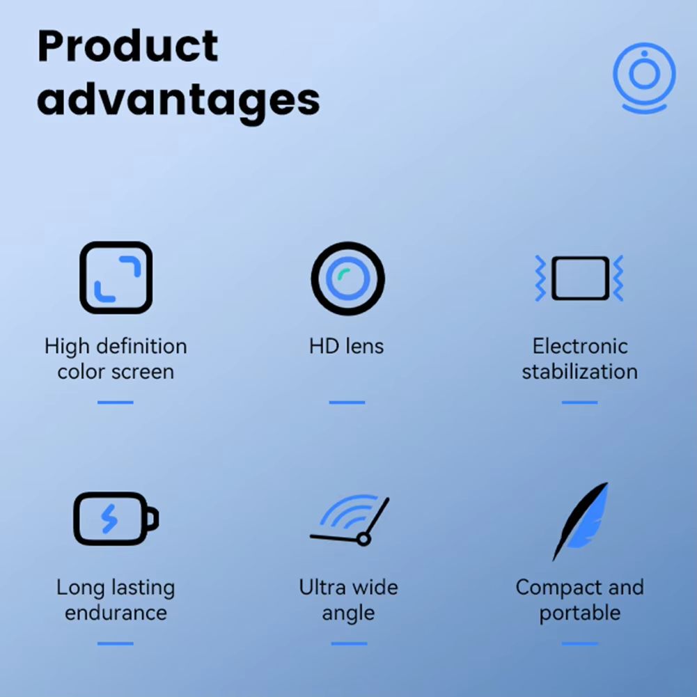 2025 New 1080P Vlog Mini Body Cam Magnetic Pocket Sports Camera Video Recorder Wireless Thumb Camera Wearable Action Cam