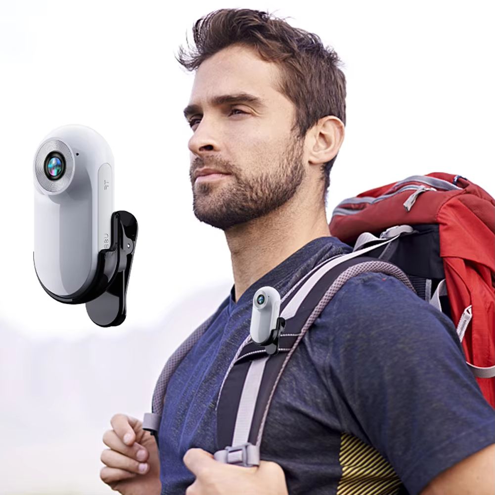 2025 New 1080P Vlog Mini Body Cam Magnetic Pocket Sports Camera Video Recorder Wireless Thumb Camera Wearable Action Cam