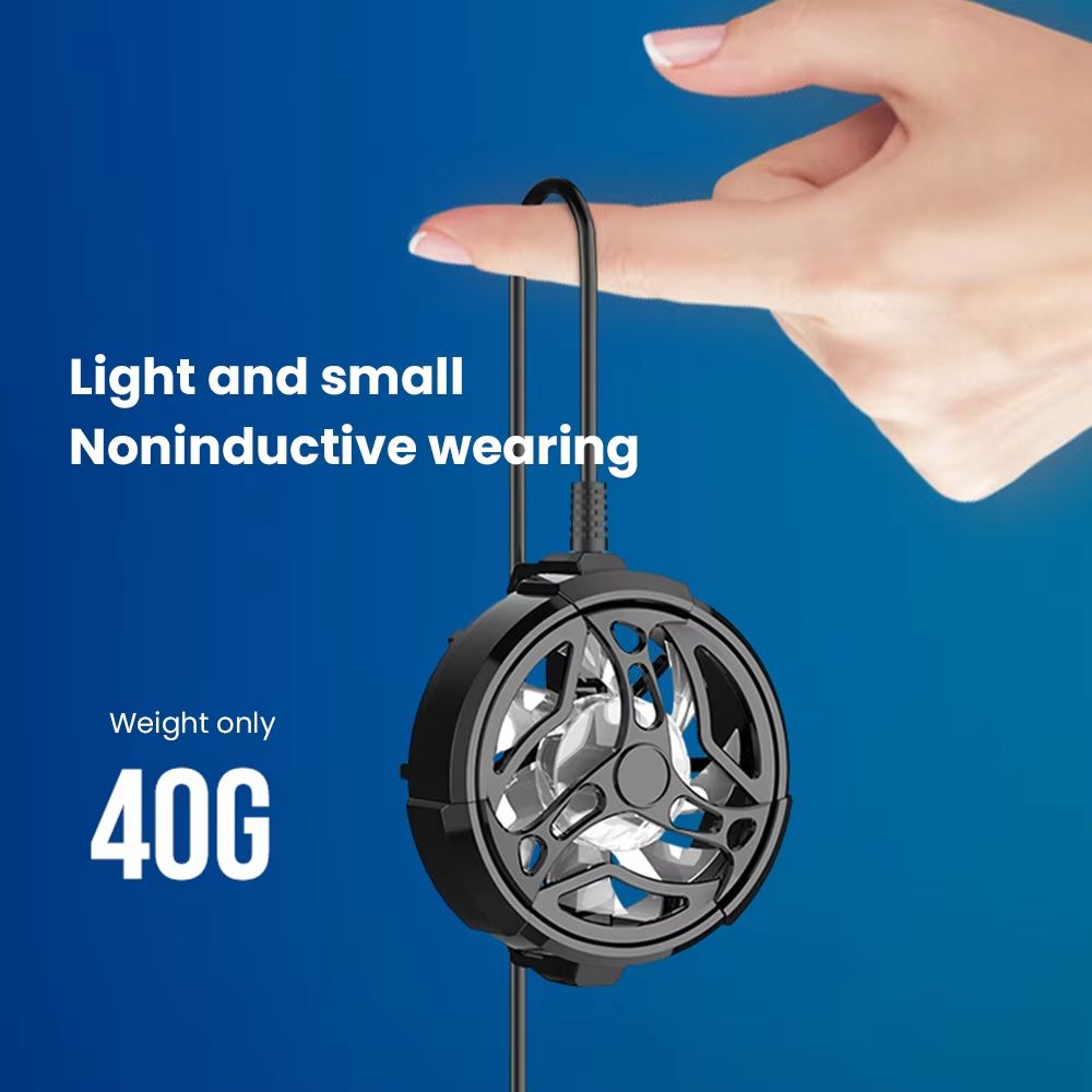 Smart Phone Cooling Fan Gaming Mobile Gamepad Cooler Fan Portable for Type-C USB Radiator for Redmi Samsung iPhone