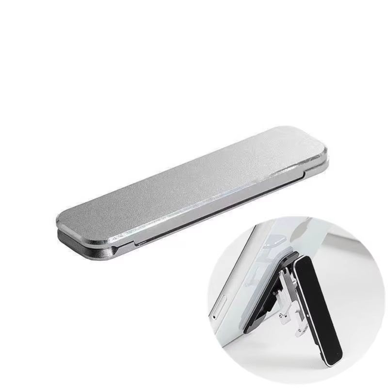 1/3PCS Mini Invisible Foldable Mobile Phone Stand Aluminum Alloy Desktop Mount Material Holder Adjustable Angle For Cellphone