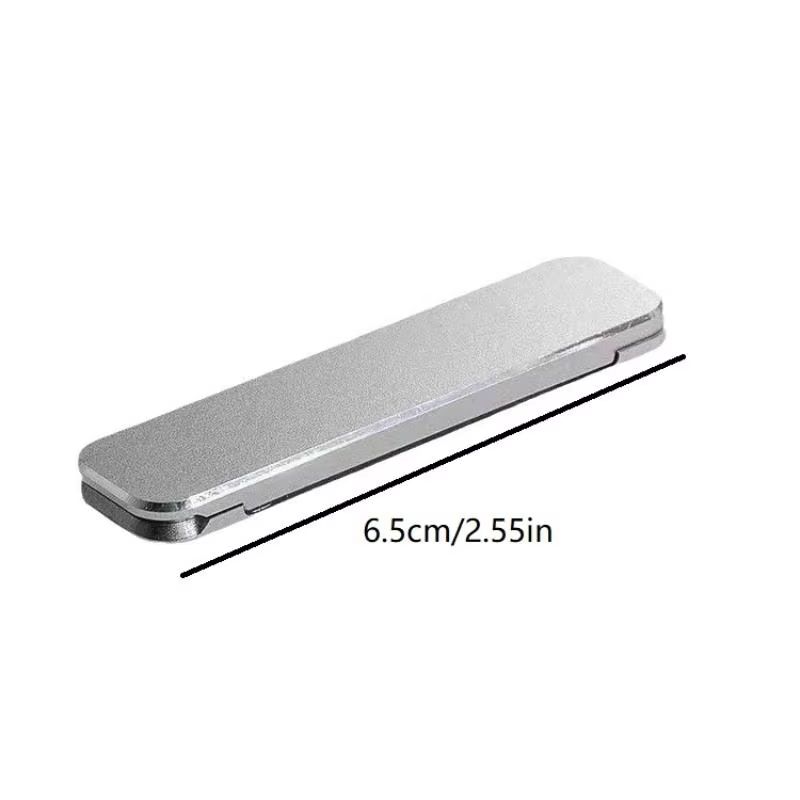 1/3PCS Mini Invisible Foldable Mobile Phone Stand Aluminum Alloy Desktop Mount Material Holder Adjustable Angle For Cellphone