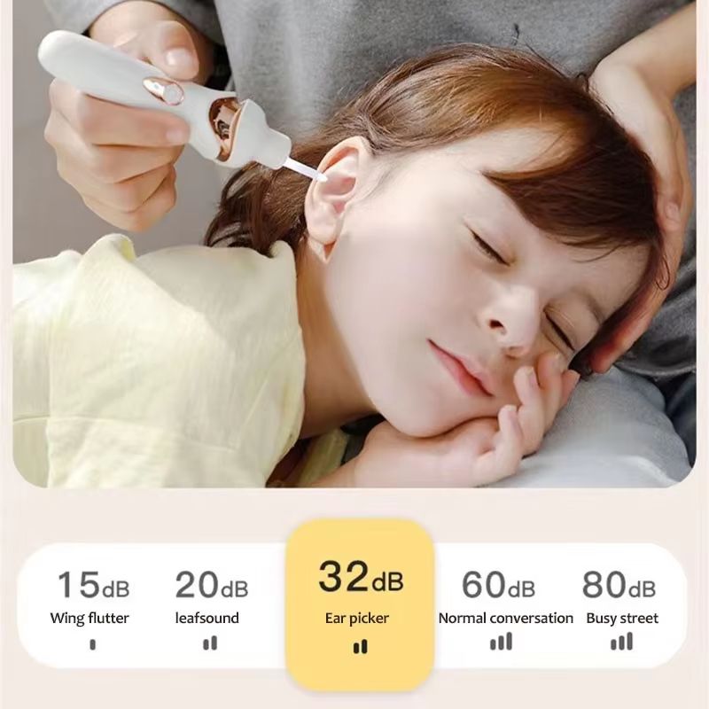 Cordless Electric Ear Pick Safe Vibration Painless Ear Cleaner Remover Spiral Ear Cleaning Device Dig Wax Personal Care Tools