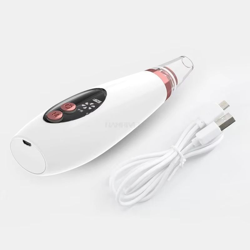Electric Facial Blackhead Remover Vacuum Pore Cleaner Pimple Removal Vacuum Suction Tools USB Charger Skin Care Tool
